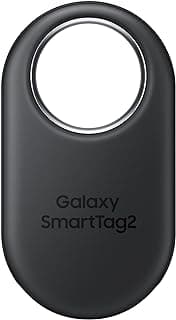 Samsung Galaxy SmartTag2, Bluetooth Tracker, Smart Tag GPS Locator Tracking Device, Item Finder for Keys, Wallet, Luggage, Pets, Use w/ Phones and Tablets Android 11 or Later, 2023, 1 Pack, Black
