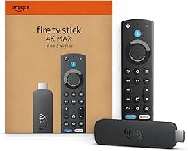 Amazon Fire TV Stick 4K Max streaming device, with AI-powered Fire TV Search, supports Wi-Fi 6E, free & live TV without cable or satellite